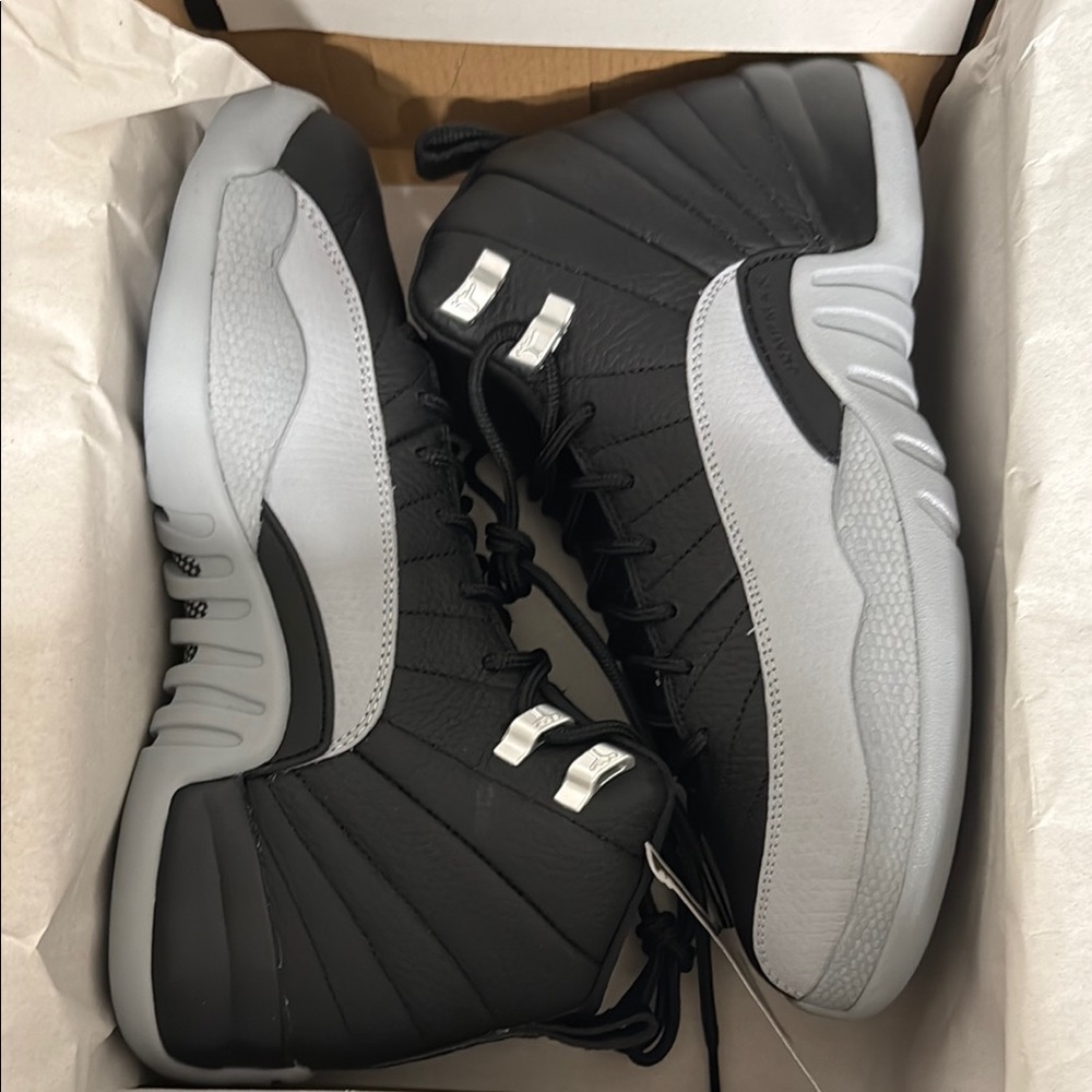 Nike Black and Gray High-Top Sneakers size 6 men